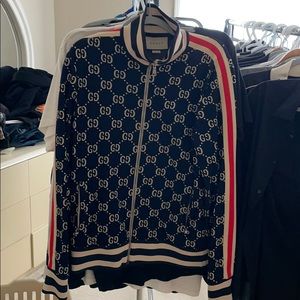 GUCCI GG JACQUARD COTTON JACKET